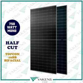 750 Watt Half Cut Monokristal Topcon Güneş Paneli A KaliteBıfacıal 132 Cell 16BB Lexron